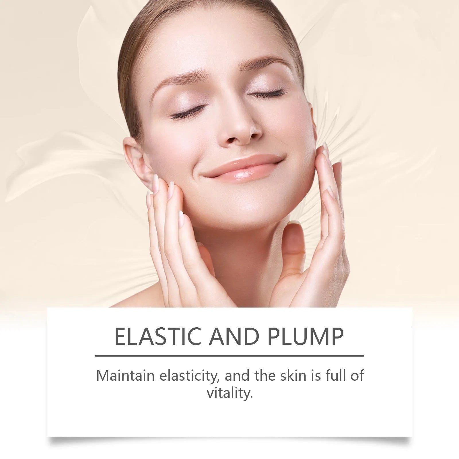 Collagen Firming Care Solution 30ml serum bottle measuring 2.8 x 2.8 x 10.3 cm