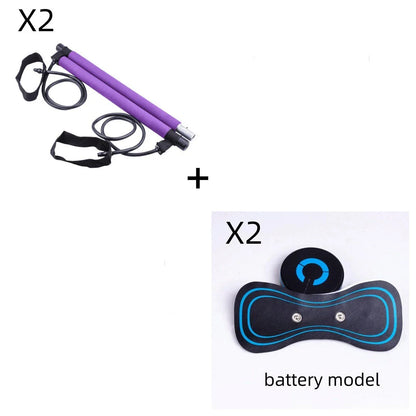 Portable electric neck and shoulder massager with adjustable vibration settings for on-the-go pain relief