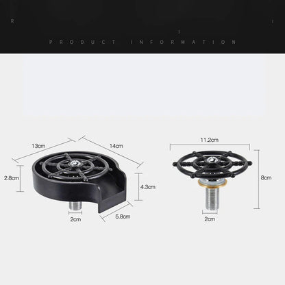 High-Pressure Automatic Cup Washer with Multi-Angle Spray Nozzle for Effortless Cleaning in Bars and Kitchens