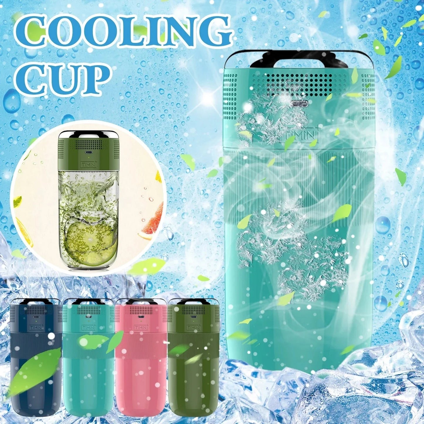 Premium Portable USB Cooler: Instantly Chill Drinks with Compact, Durable Design