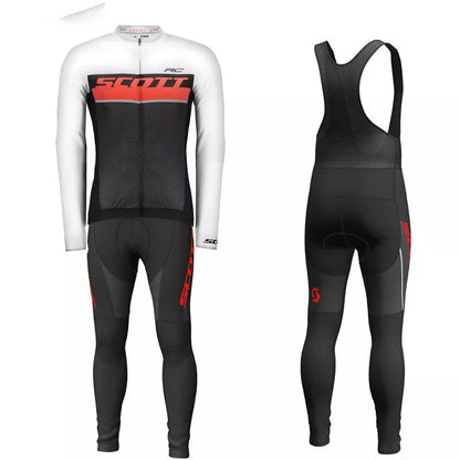 Men's breathable shortsleeved bib cycling jersey suit in various colours for summer rides