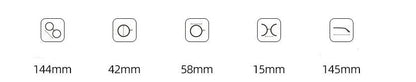 Full frame anti-blue light myopia glasses for men, square TR90 and metal frame with PC lens, retro literary style