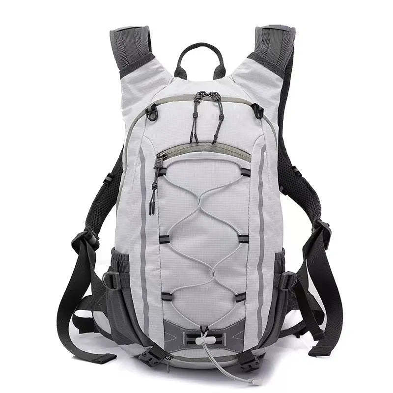 Cycling vest backpack in nylon, 20L capacity, breathable waterproof ultra-light design, shown in yellow