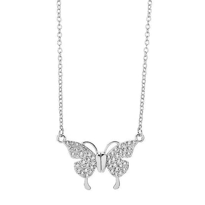 Close-up of a gold titanium steel twisted chain necklace with a magnetic butterfly clasp.