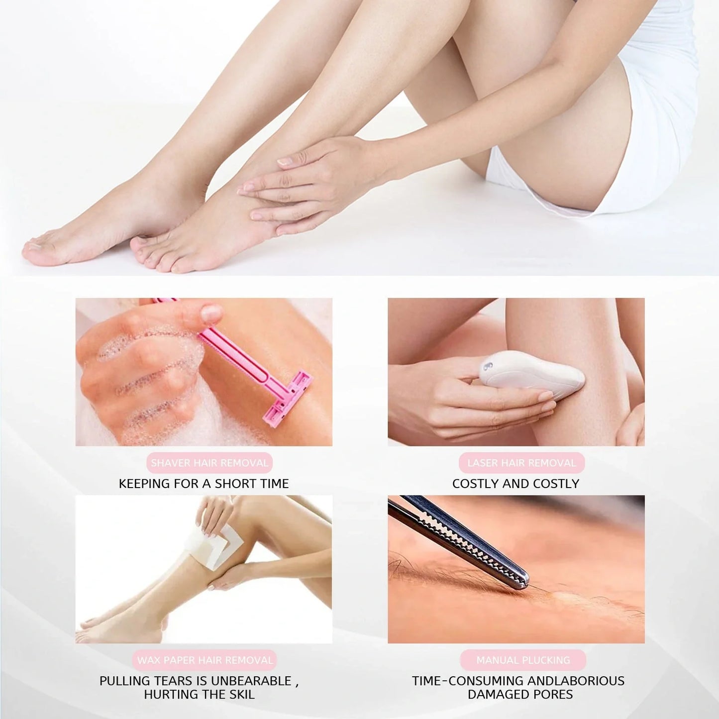 Mu Si Honey Hair Removal Spray for smooth, hair-free skin without irritation