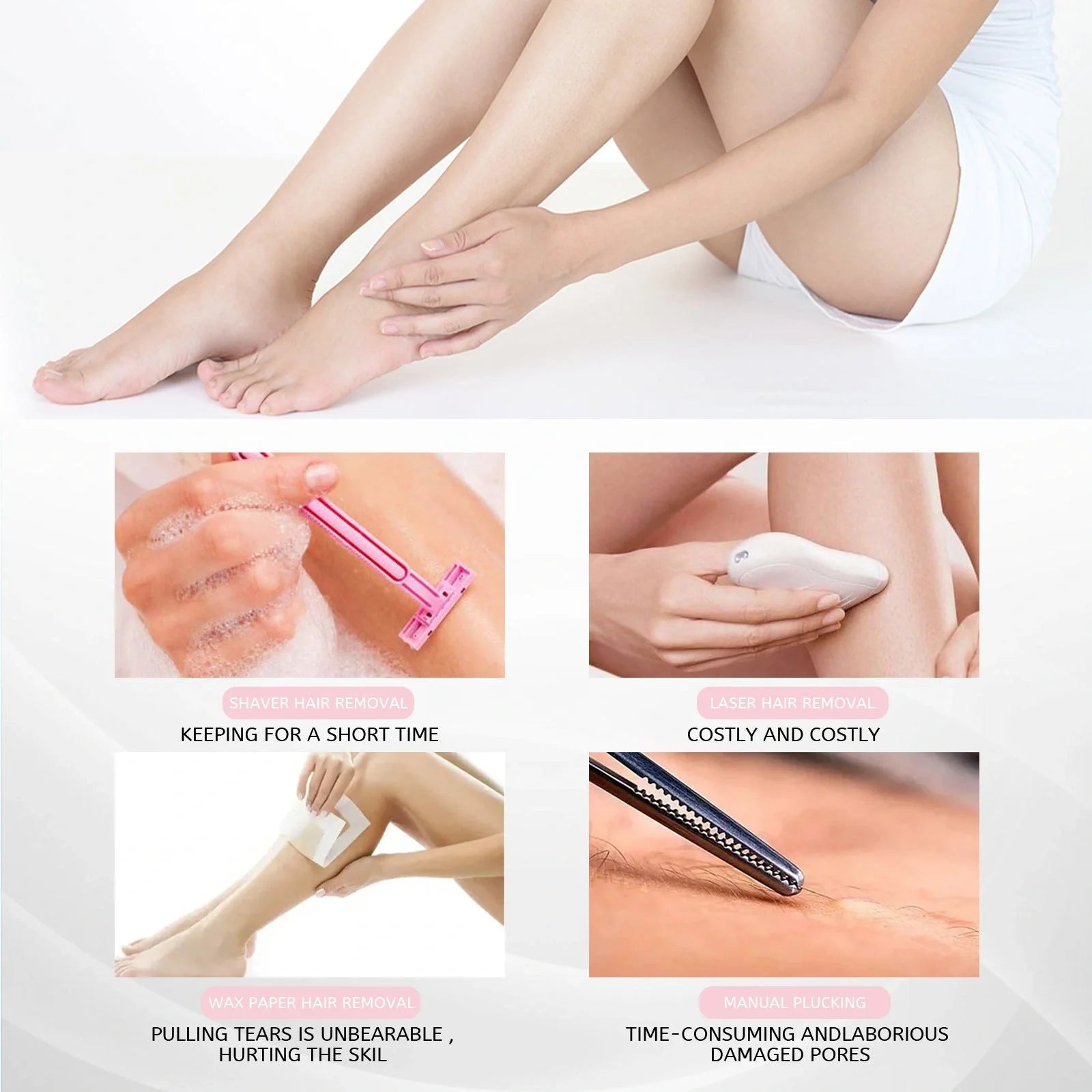 Mu Si Honey Hair Removal Spray for smooth, hair-free skin without irritation