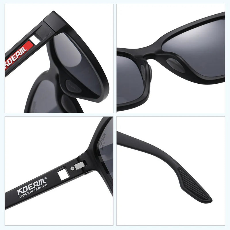 Outdoor Sports Sunglasses with UV Protection Metal Hinge Retro Design in Multiple Colour Options Including C1, C2, C3, C4, and C5 Styles