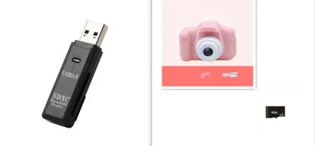 X2 HD mini digital camera for kids in silicone case with lanyard, shown capturing photo on 2-inch screen.