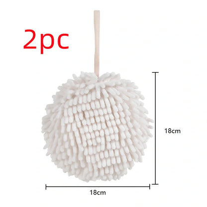 17x17cm blue chenille wiping cloth absorbing water in kitchen sink, 76g lightweight absorbent towel