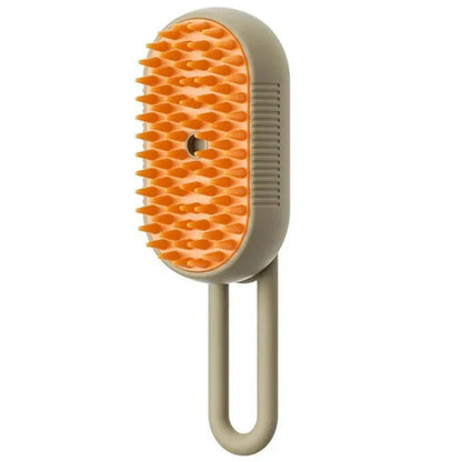 Premium 3-in-1 Pet Grooming Brush with Gentle Steam Spray, Massaging Comb, and Hair Removal Function for Cats and Dogs