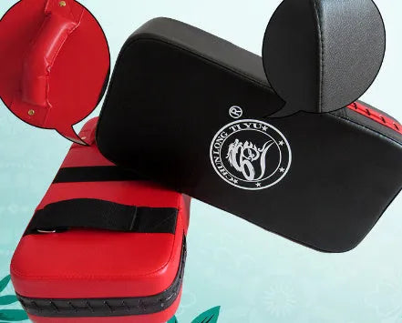 Square PU taekwondo foot target 40x20x10cm in red or black for martial arts training