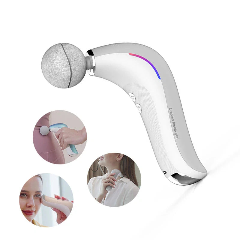 Electric Massage Gun for deep tissue therapy with LCD display