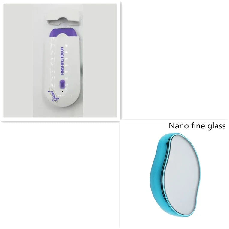 Cordless facial hair remover with micro-oscillation technology for painless, smooth hair removal on sensitive skin