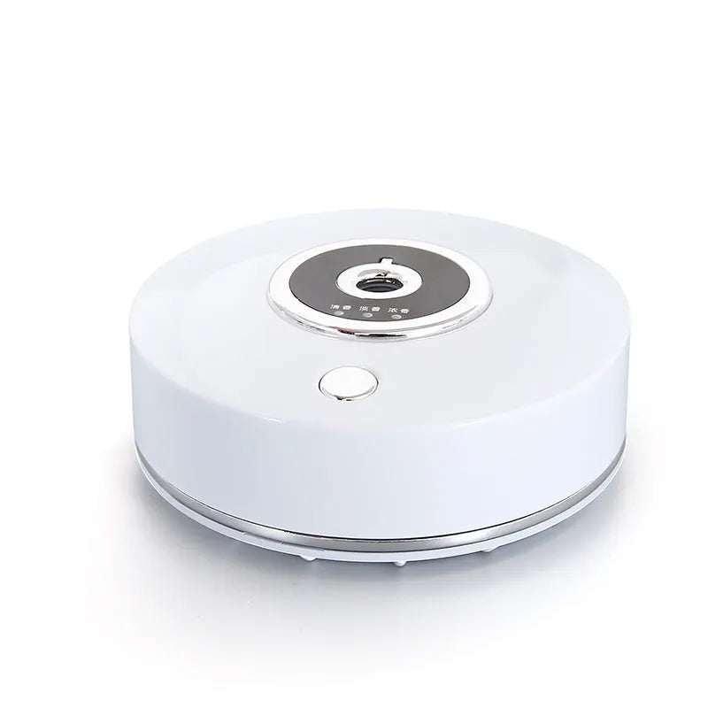 Car USB aromatherapy machine with spray holder in black, white or grey colours