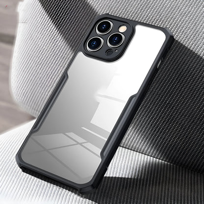 TPU phone case for iPhone 14 series in cool black with lens fine hole and all-inclusive cover