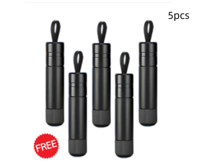Aluminium alloy car safety hammer with steel tip for breaking glass and cutting seat belts