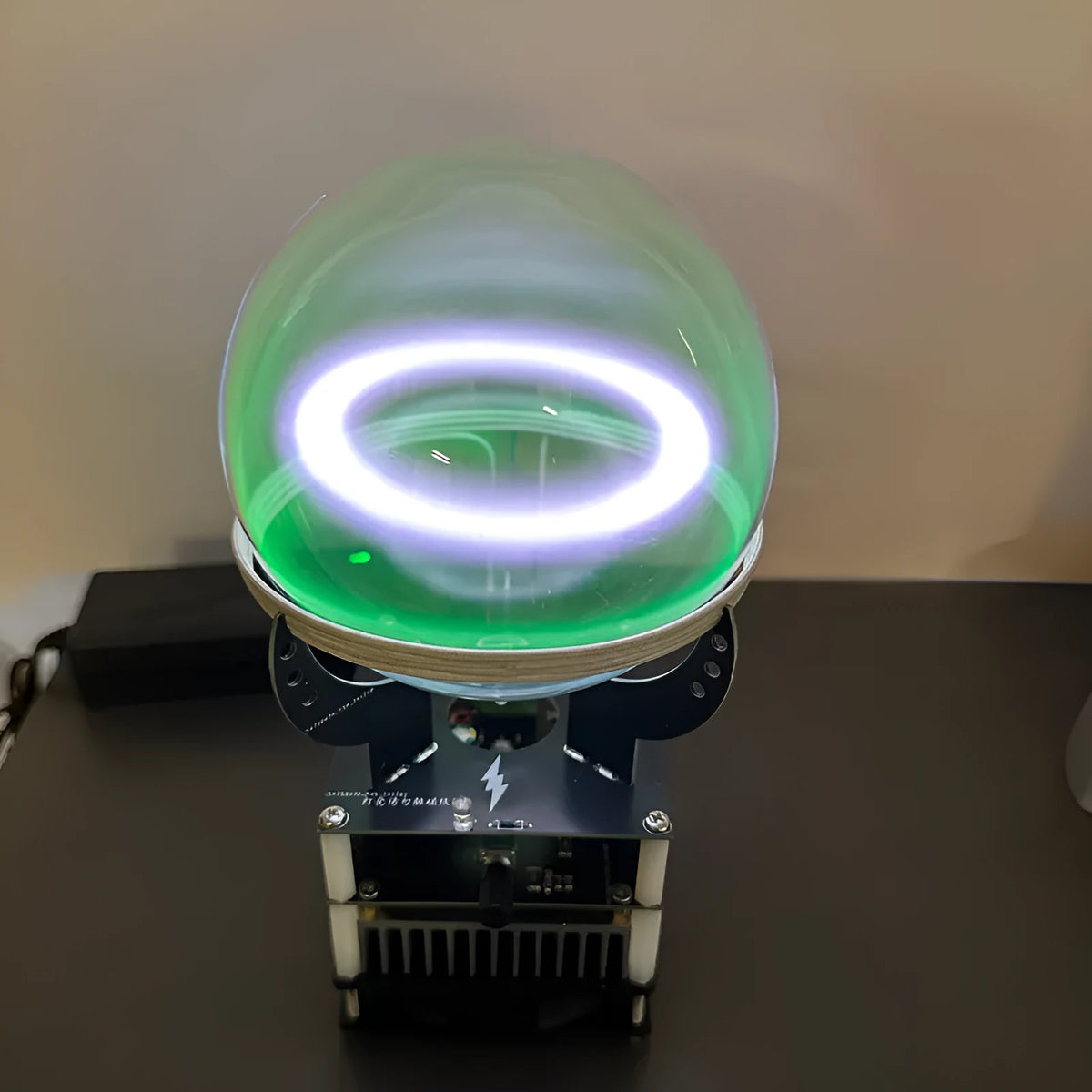 Plasma ring lamp with inert xenon balloon reactor design, 4-inch model, 13cm and 9cm sizes, EU outlet, ≤360V