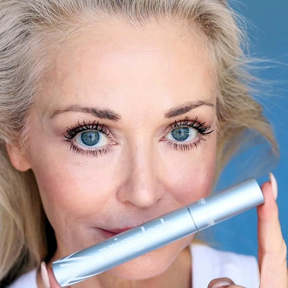 Eye Black eyelash brush comb beauty tool with soft bristles for mascara application
