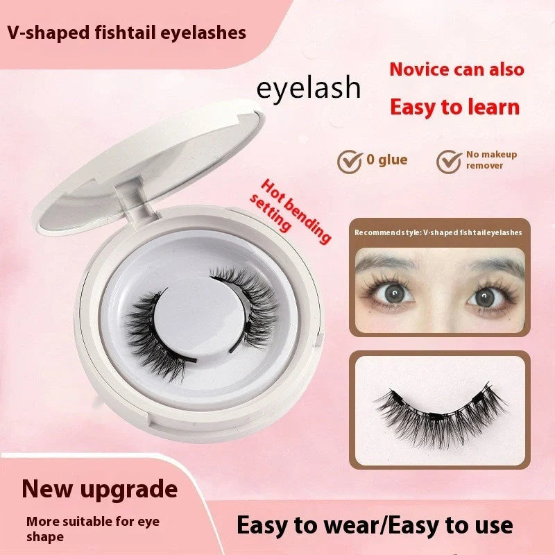 Luxurious magnetic mink false eyelashes for easy application and a glamorous look.