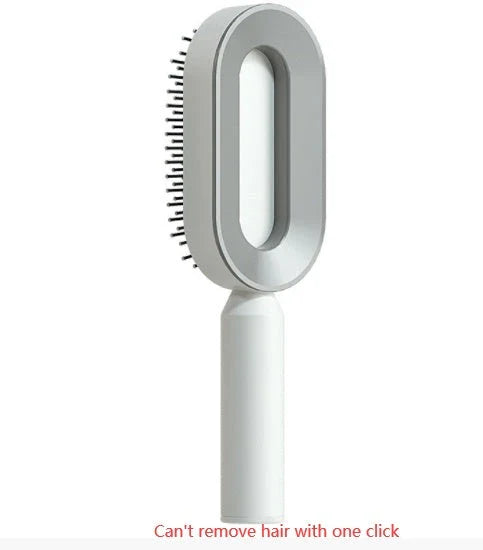Premium self-cleaning hair brush with airbag massage technology for smooth, healthy hair