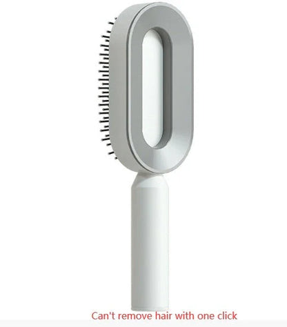 Premium self-cleaning hair brush with airbag massage technology for smooth, healthy hair