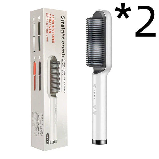 2-in-1 Hair Styler with Tourmaline Ceramic Heating, Intelligent Temperature Control, and Negative Ion Technology