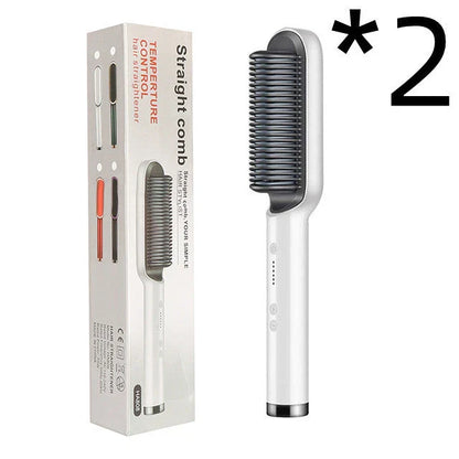 2-in-1 Hair Styler with Tourmaline Ceramic Heating, Intelligent Temperature Control, and Negative Ion Technology