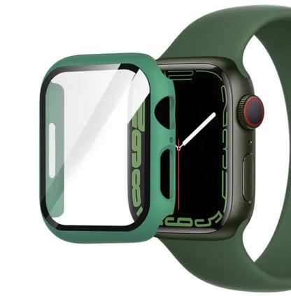 PC Tempered Film protective case for Apple Watch in various colours and sizes.