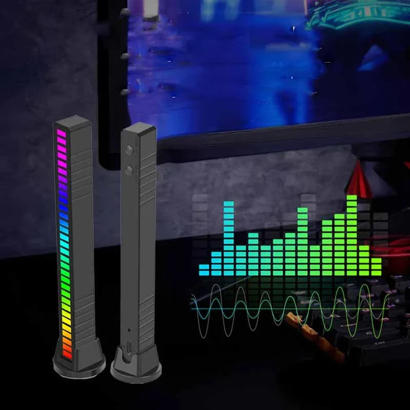 A LED strip light that automatically synchronizes with the beat of your music, creating a dynamic, RGB-powered light show for a mesmerizing ambiance.