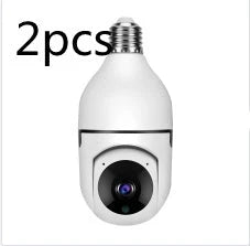 Versatile 1080p Wi-Fi Camera Bulb with 4x Zoom and Smart Home Monitoring Features