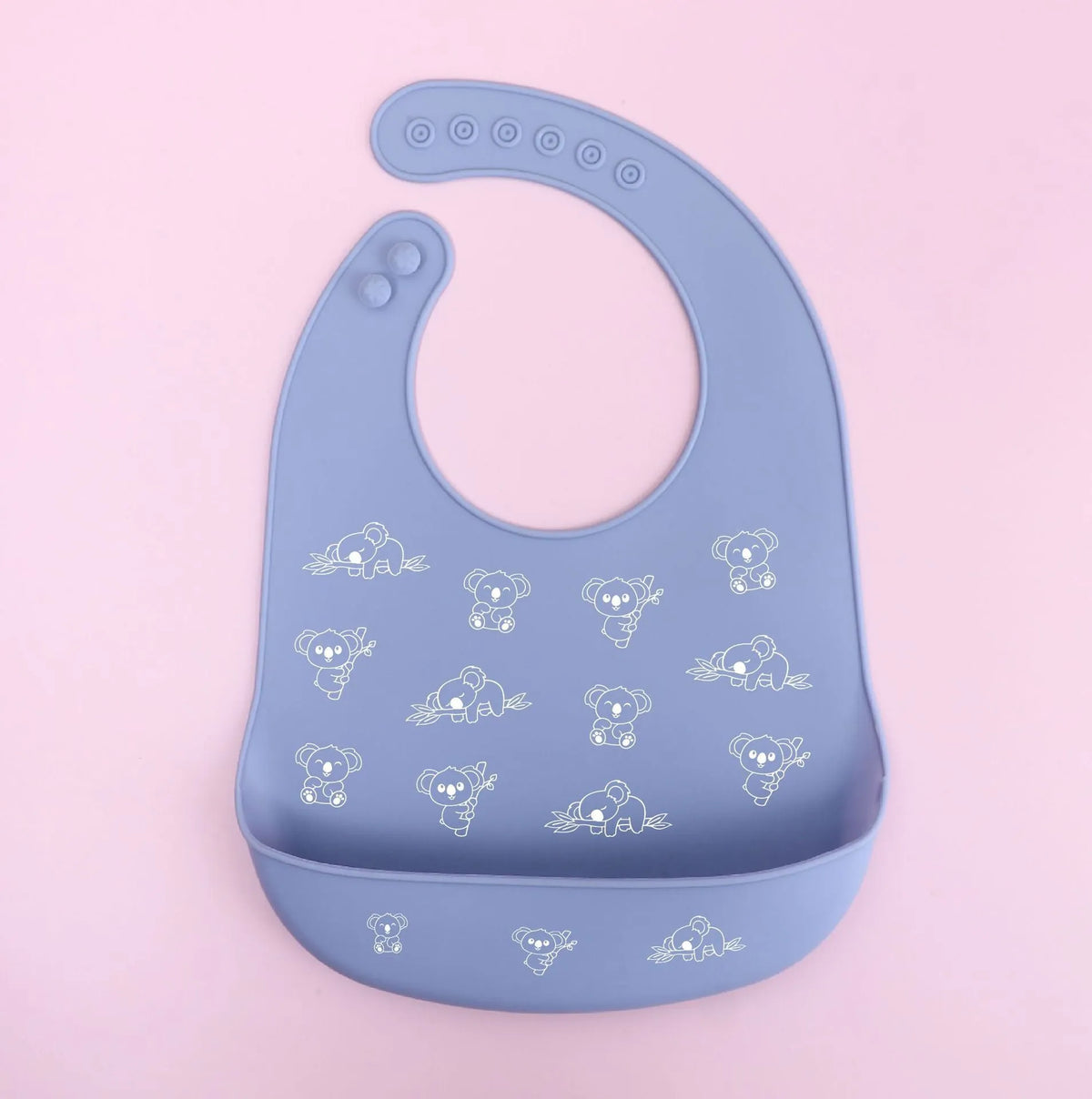 Silicone baby bib with cartoon print, waterproof and antifouling, for ages 0-6 years