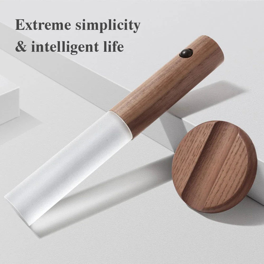 Versatile USB-powered magnetic night light with motion sensor for illuminating hallways, closets, and cabinets