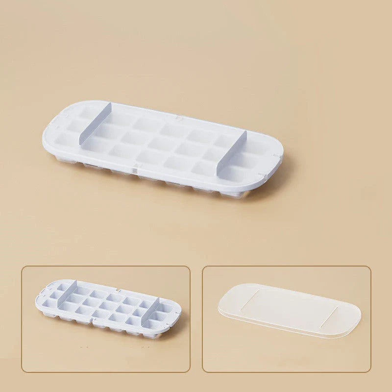 High-Capacity Ice Cube Tray with Shovel - Premium Kitchen Gadget for Effortless Ice Production and Serving