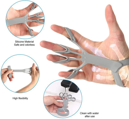 Premium silicone finger strengthening device for arthritis relief and hand grip training