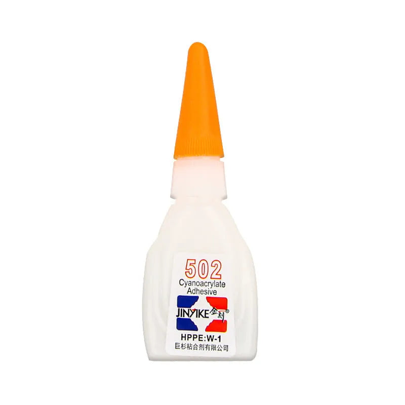Two tubes of instant strong adhesive glue for shoe repairs in 3g and 8g sizes.