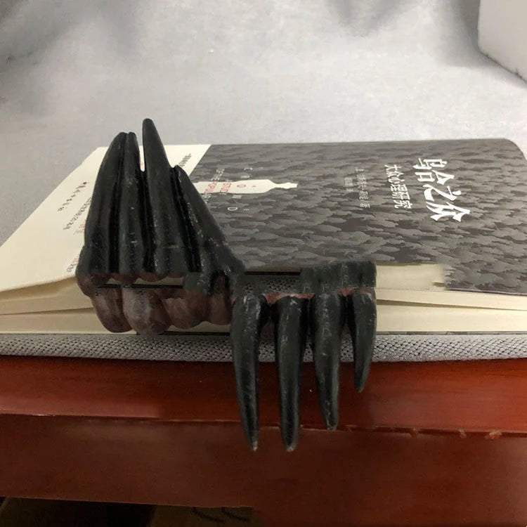 Devil's Hand 3D Resin Bookmark for thriller book lovers