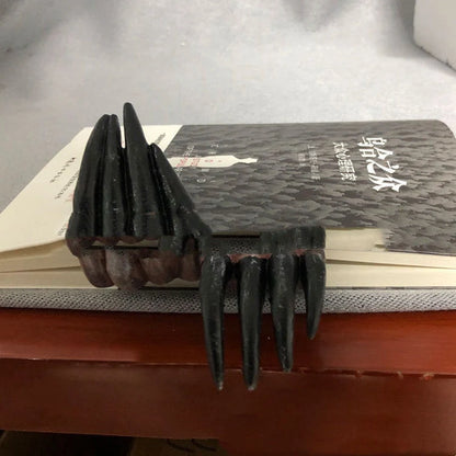 Devil's Hand 3D Resin Bookmark for thriller book lovers