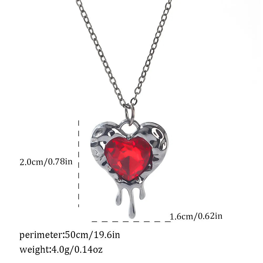 Dark gothic necklace with detailed spider bat pendant on an adjustable metal chain