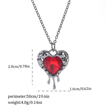Dark gothic necklace with detailed spider bat pendant on an adjustable metal chain