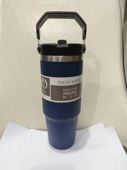 Premium stainless steel insulated tumbler with double-wall vacuum technology, available in multiple vibrant colors and sizes