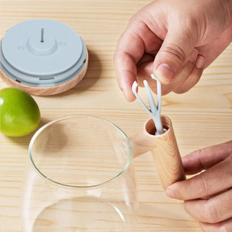 Automatic self-stirring coffee mug in various colors, with electric mixing mechanism for effortless drink preparation