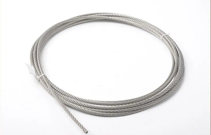 316 stainless steel 5mm steel wire rope, 7x7 multi-strand, for hoisting and fencing