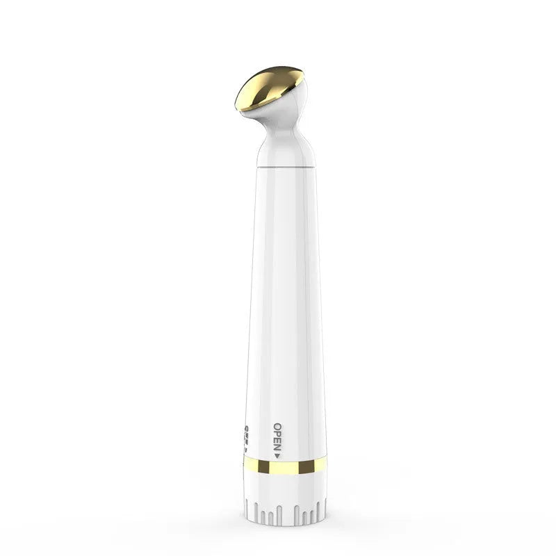 Tightening beauty instrument with USB charging and three light modes, white and gold options