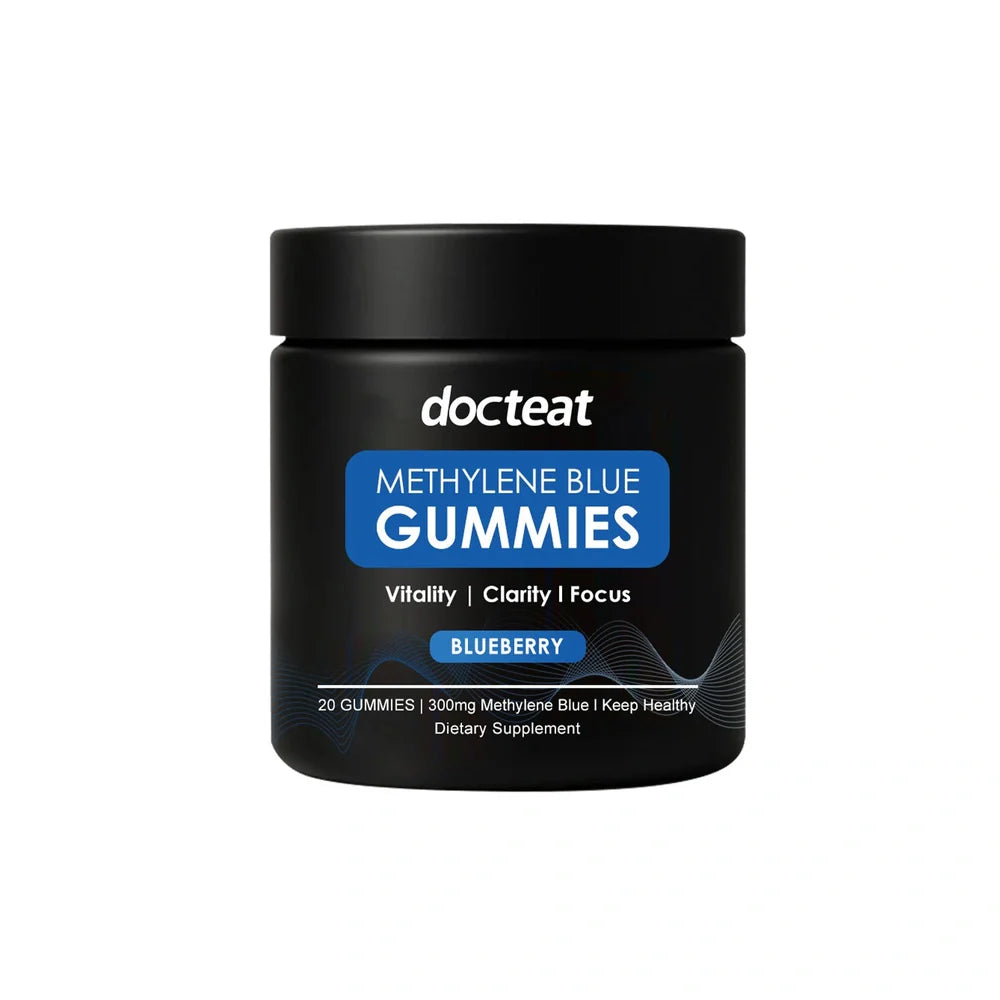 Body Care Soft Candy Supplement showing 20 gummies with methylene blue trihydrate and bitter cassava syrup