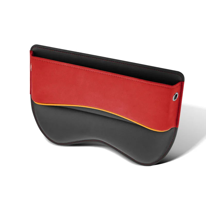 Waterproof leather car seat storage box organiser in a choice of five colours