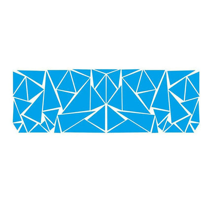 Geometry pattern car modification sticker for rear wheel arch decoration in five colour options