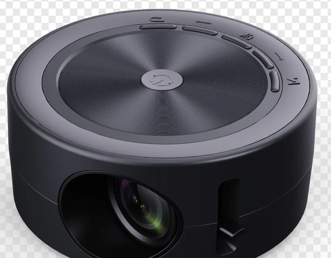 YT200 wired LED projector in portable 110x47mm design with same-screen projection capability