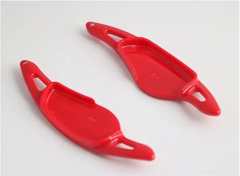 Carbon fibre steering wheel paddle shifters in various finish options for car interior modification