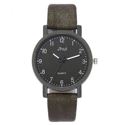 Elegant quartz ladies watch with a simple, minimalist dial design in various classic color options
