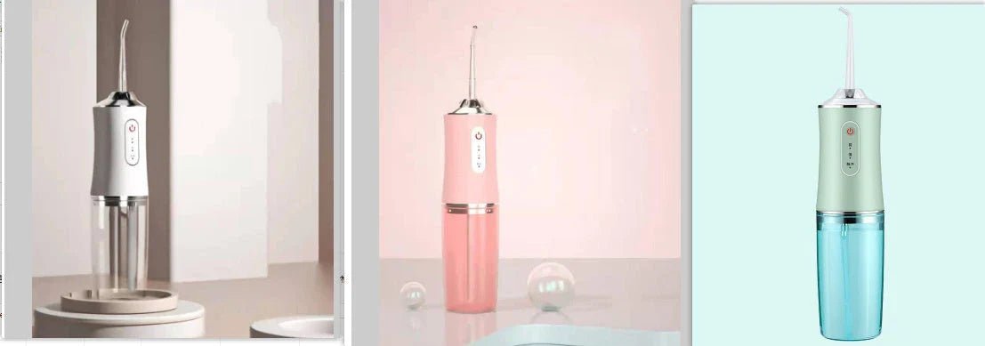 USB Rechargeable Dental Water Flosser with 3 Adjustable Pressure Modes, Large 240ml Tank, and up to 2 Weeks of Battery Life